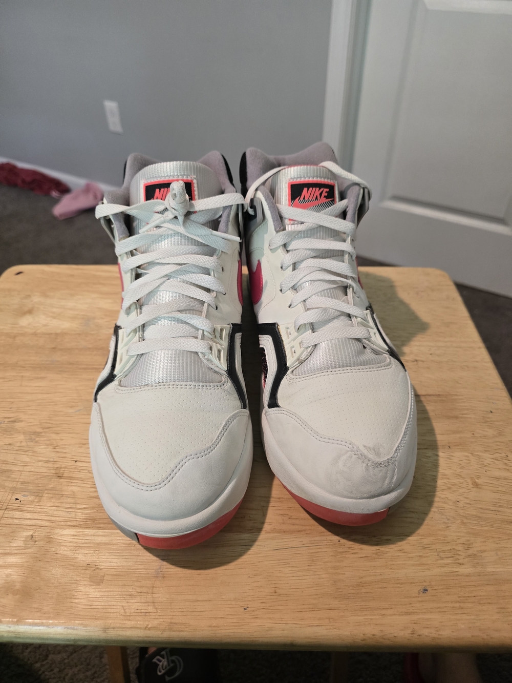 Nike Air Tech Challenge 2 QS Lava 2014 White Hot Lava Black 643089-160  Sz 11.5